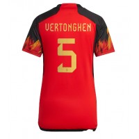 Dres Belgija Jan Vertonghen #5 Domaci za Žensko SP 2022 Kratak Rukav